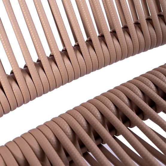 Ensemble de mobilier de terrasse CHILL TOFFI chaises longues et table