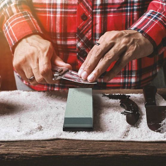 Ensemble de pierres à aiguiser SERDIS