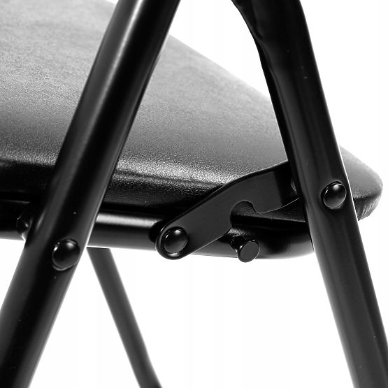 Ensemble de restauration FETA BLACK 180 cm + 6 chaises BASICO