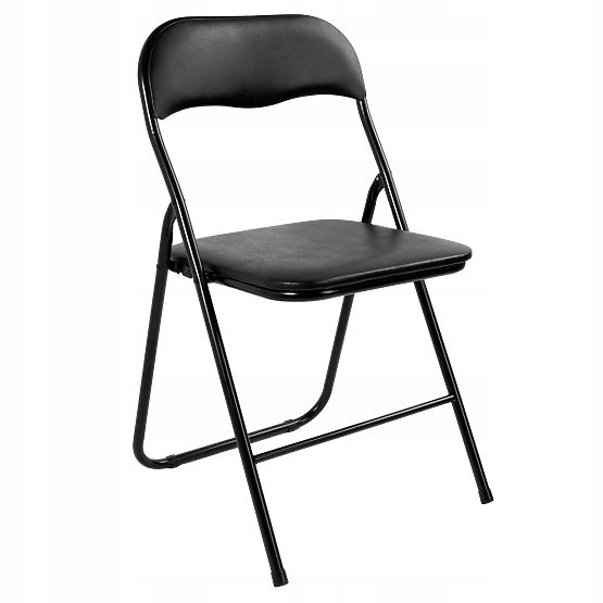 Ensemble de restauration FETA BLACK 180 cm + 6 chaises BASICO