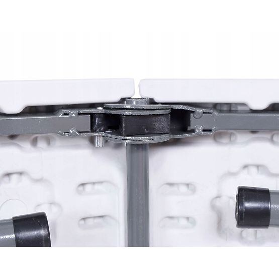 Ensemble de restauration FETA WHITE 180 cm + 6 chaises BASICO