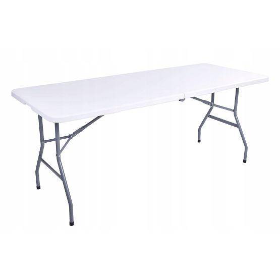 Ensemble de restauration FETA WHITE 180 cm + 6 chaises BASICO