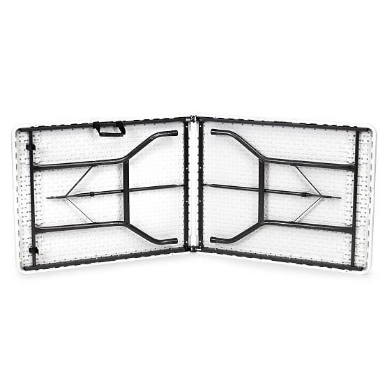 Ensemble de restauration table de banquet 180 cm 2 bancs blanc ModernHome