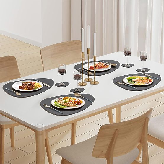 Ensemble de sets de table TRIVAL GREY