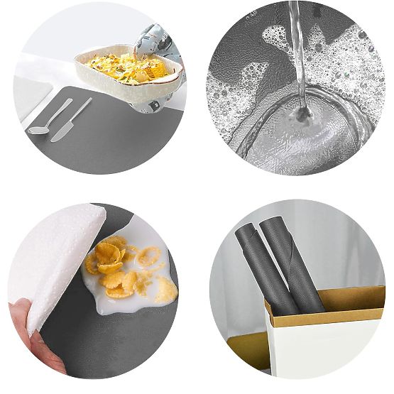 Ensemble de sets de table TRIVAL GREY