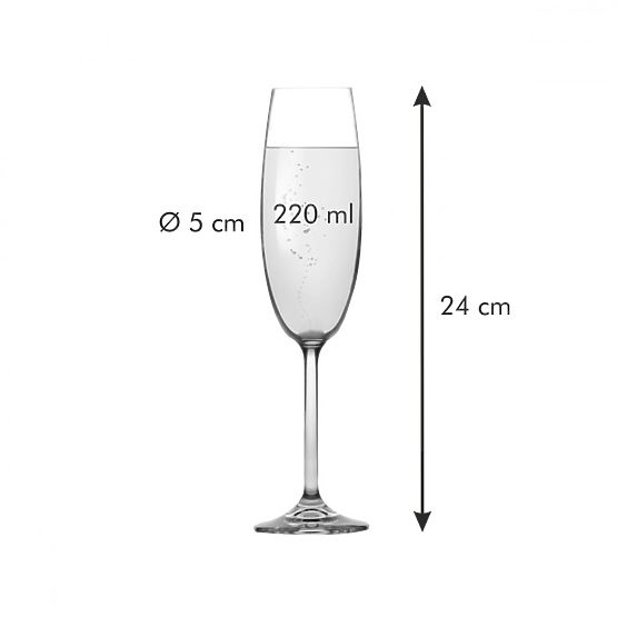 Ensemble de table CHARLIE couleur transparent Tescoma