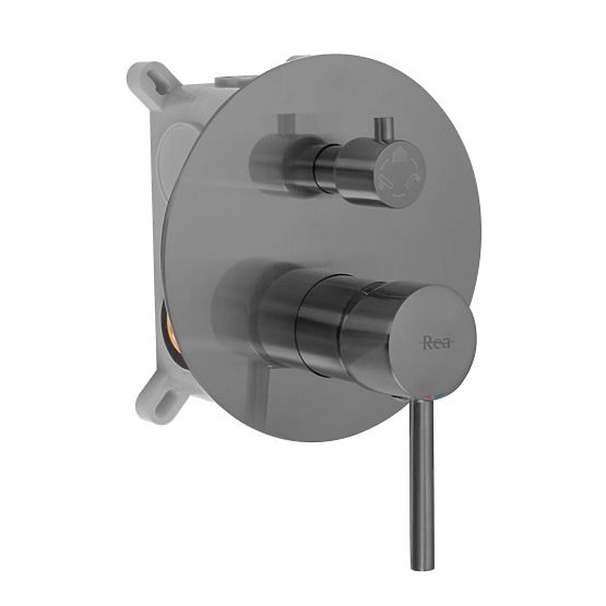 Ensemble encastré pour baignoire et douche Rea Lungo Titan + BOX