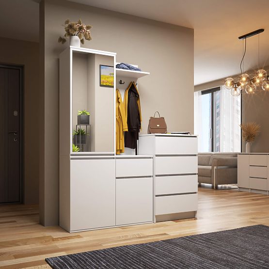 ENSEMBLE POUR ENTRÉE ENTRO PK BLANC