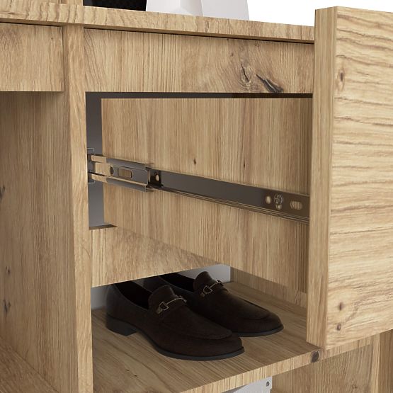 ENSEMBLE POUR ENTRÉE ENTRO PK CHÊNE ARTISAN