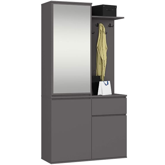 ENSEMBLE POUR ENTRÉE ENTRO PK GRIS GRAPHITE