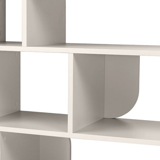 Étagère basse Rangali, cachemire, arrondie