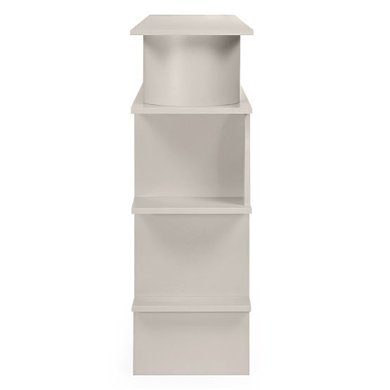 Étagère basse Rangali, cachemire, arrondie