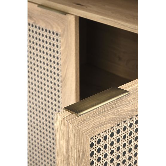 Étagère BORNEO REG-1 chêne artisan/noir (2p=1pièce)