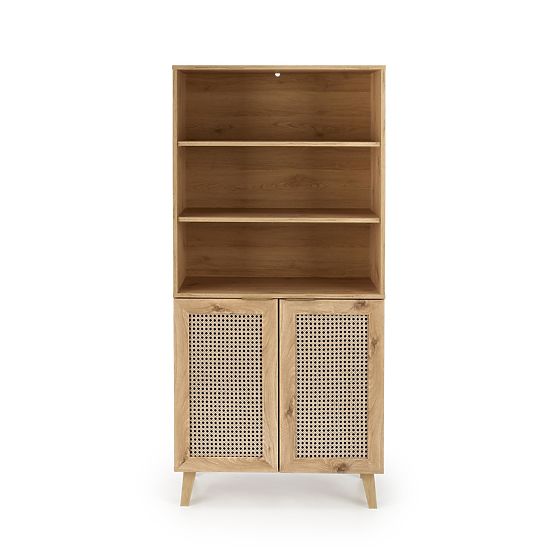 Étagère BORNEO REG-1 chêne artisan/noir (2p=1pièce)