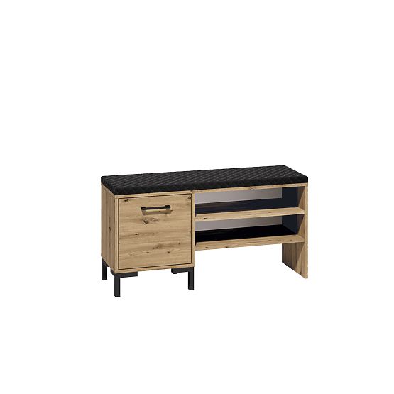 Étagère à chaussures Nevio - chêne artisanal