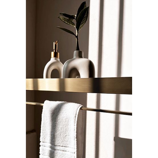 Étagère de bain pour baignoire SF01 45cm or brossé