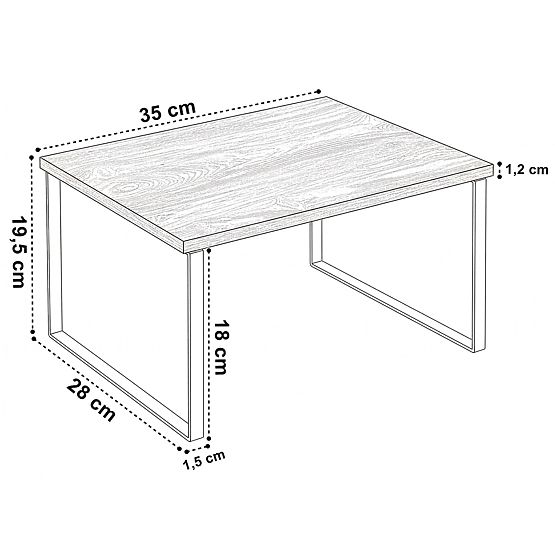 Étagère de cuisine en bambou GINGER MAX rustique
