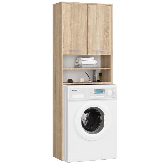 ÉTAGÈRE DE SALLE DE BAIN FIN COLONNE 2D LAVE-LINGE SONOMA