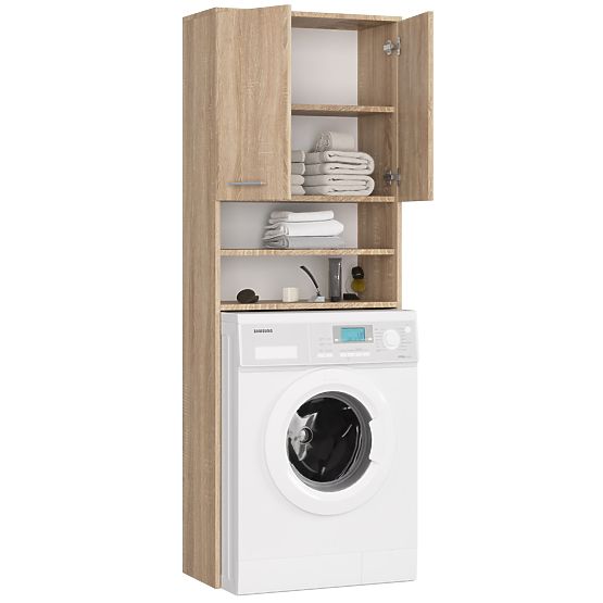 ÉTAGÈRE DE SALLE DE BAIN FIN COLONNE 2D LAVE-LINGE SONOMA