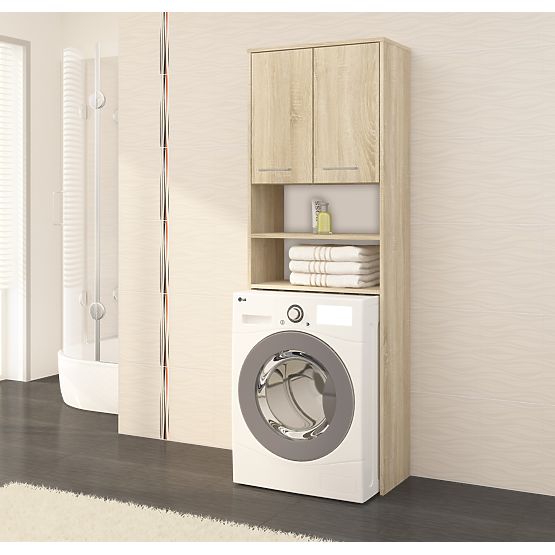 ÉTAGÈRE DE SALLE DE BAIN FIN COLONNE 2D LAVE-LINGE SONOMA