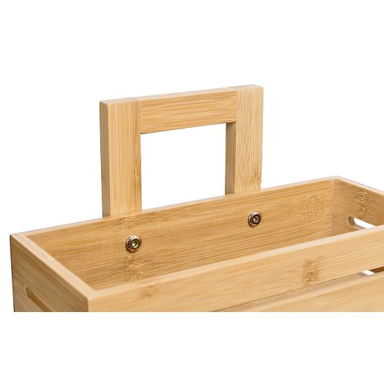 Étagère en bambou MANILA 3 niveaux pour cuisine et salle de bain