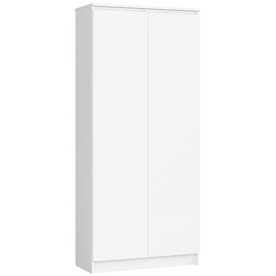 ÉTAGÈRE FERMÉE R80 2D 8P CLP BLANC
