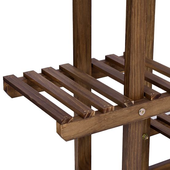 Étagère à fleurs en bois Manino 5 niveaux