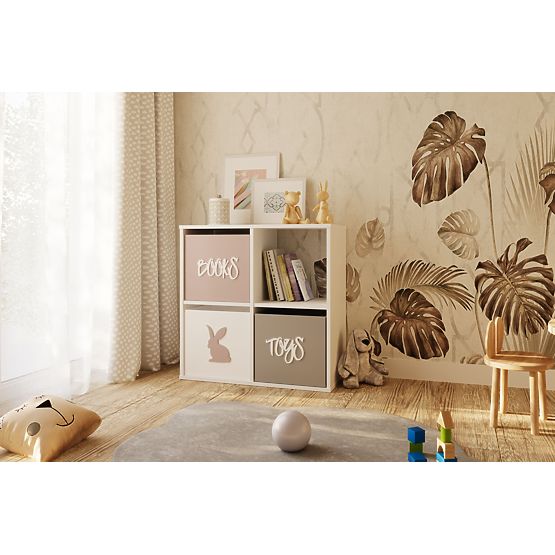 Étagère Loni 2x2 blanche