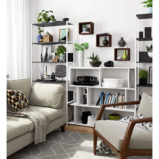 ÉTAGÈRE MURALE K 25x25cm ENSEMBLE DE 3pcs WENGE