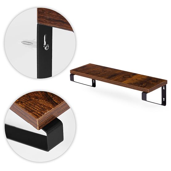 Étagère murale pour plantes 3 étagères suspendues décoration loft ModernHome