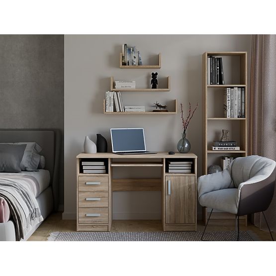 Étagère murale suspendue MOBI 3P CHÊNE SONOMA