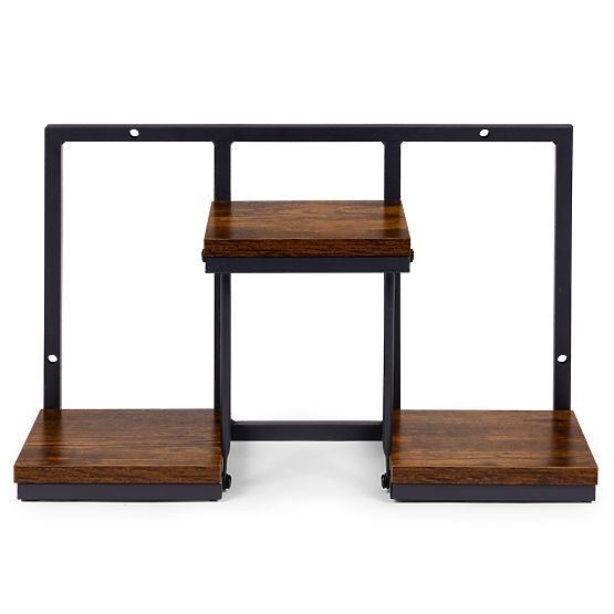 Étagère murale suspendue pour plantes, décoration 3 niveaux loft ModernHome