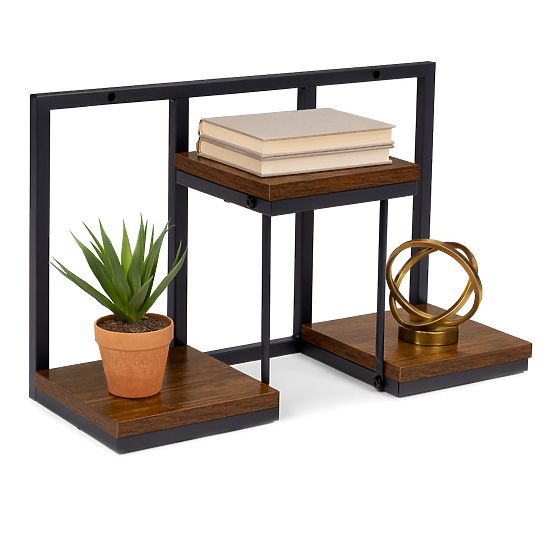 Étagère murale suspendue pour plantes, décoration 3 niveaux loft ModernHome