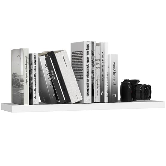 ÉTAGÈRE PS-4 80cm BLANCHE