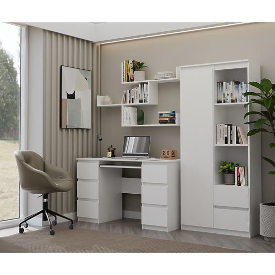 Étagères Murales KOBI pour Salon BLANC