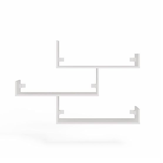 Étagères Murales KOBI pour Salon BLANC