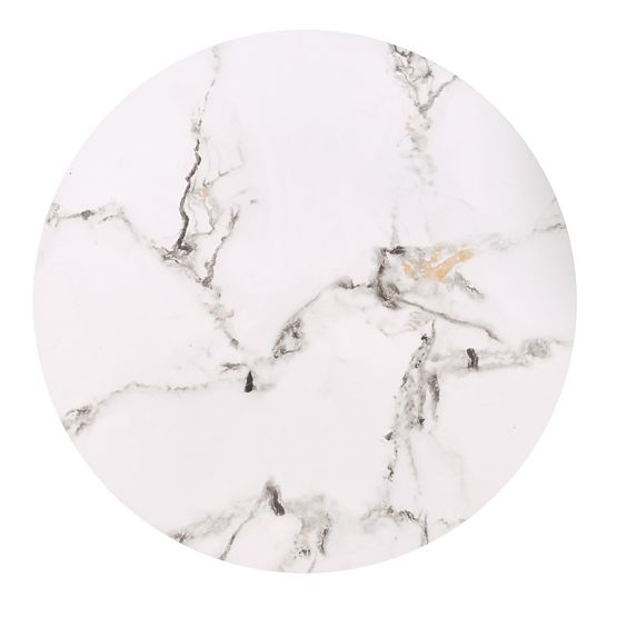 FATIMA ensemble de 2 bancs, marbre blanc / noir (1p=1 pièce)