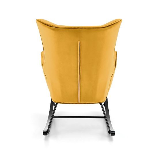 Fauteuil à bascule BAZALTO moutarde (1p=1pc)