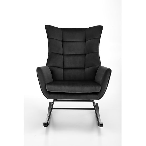 Fauteuil à bascule BAZALTO noir (1p=1 pièce)