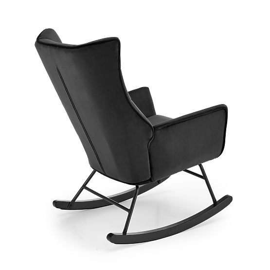 Fauteuil à bascule BAZALTO noir (1p=1 pièce)