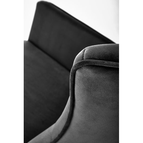 Fauteuil à bascule BAZALTO noir (1p=1 pièce)