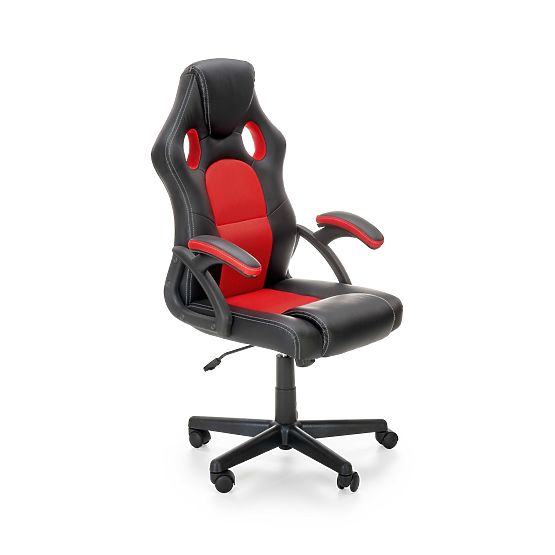 Fauteuil de bureau BERKEL noir-rouge (1p=1 pièce)