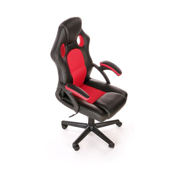 Fauteuil de bureau BERKEL noir-rouge (1p=1 pièce)