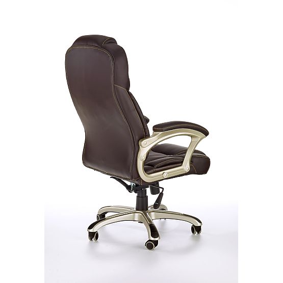 Fauteuil de bureau DESMOND marron foncé