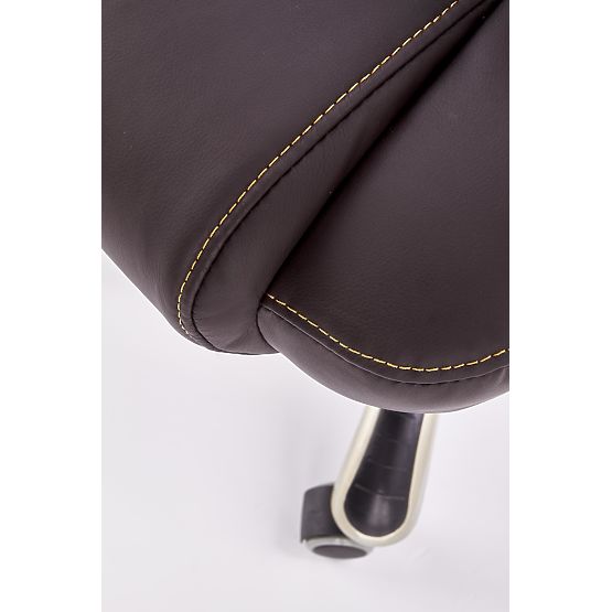 Fauteuil de bureau DESMOND marron foncé