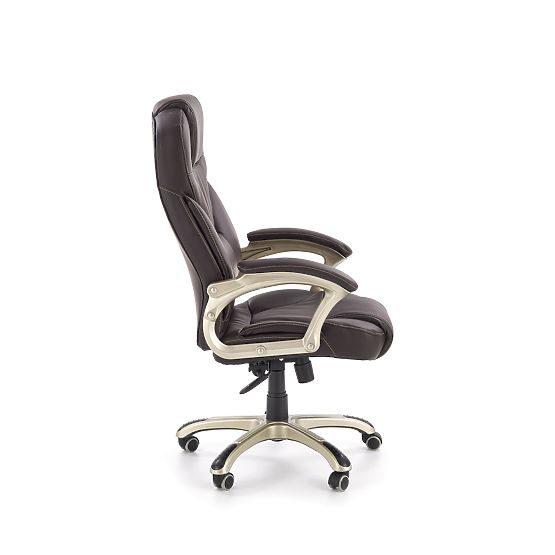 Fauteuil de bureau DESMOND marron foncé