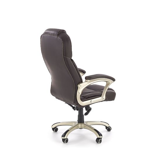 Fauteuil de bureau DESMOND marron foncé