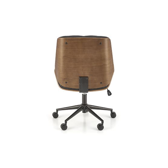 Fauteuil de bureau GAVIN noyer / noir (1p=1pc)