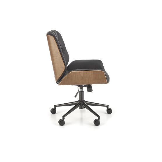 Fauteuil de bureau GAVIN noyer / noir (1p=1pc)
