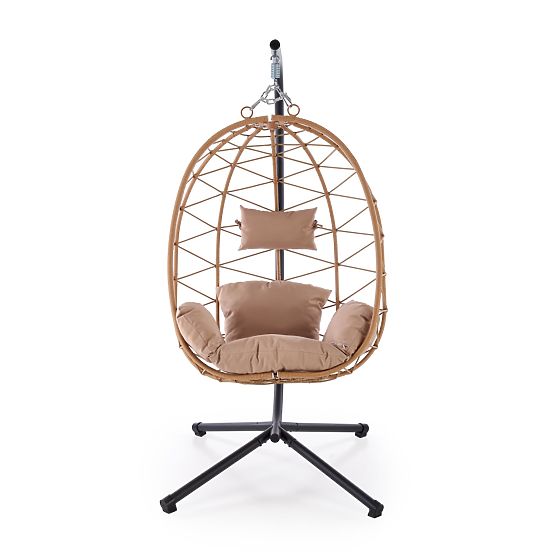 Fauteuil de jardin SNAKE, naturel / beige